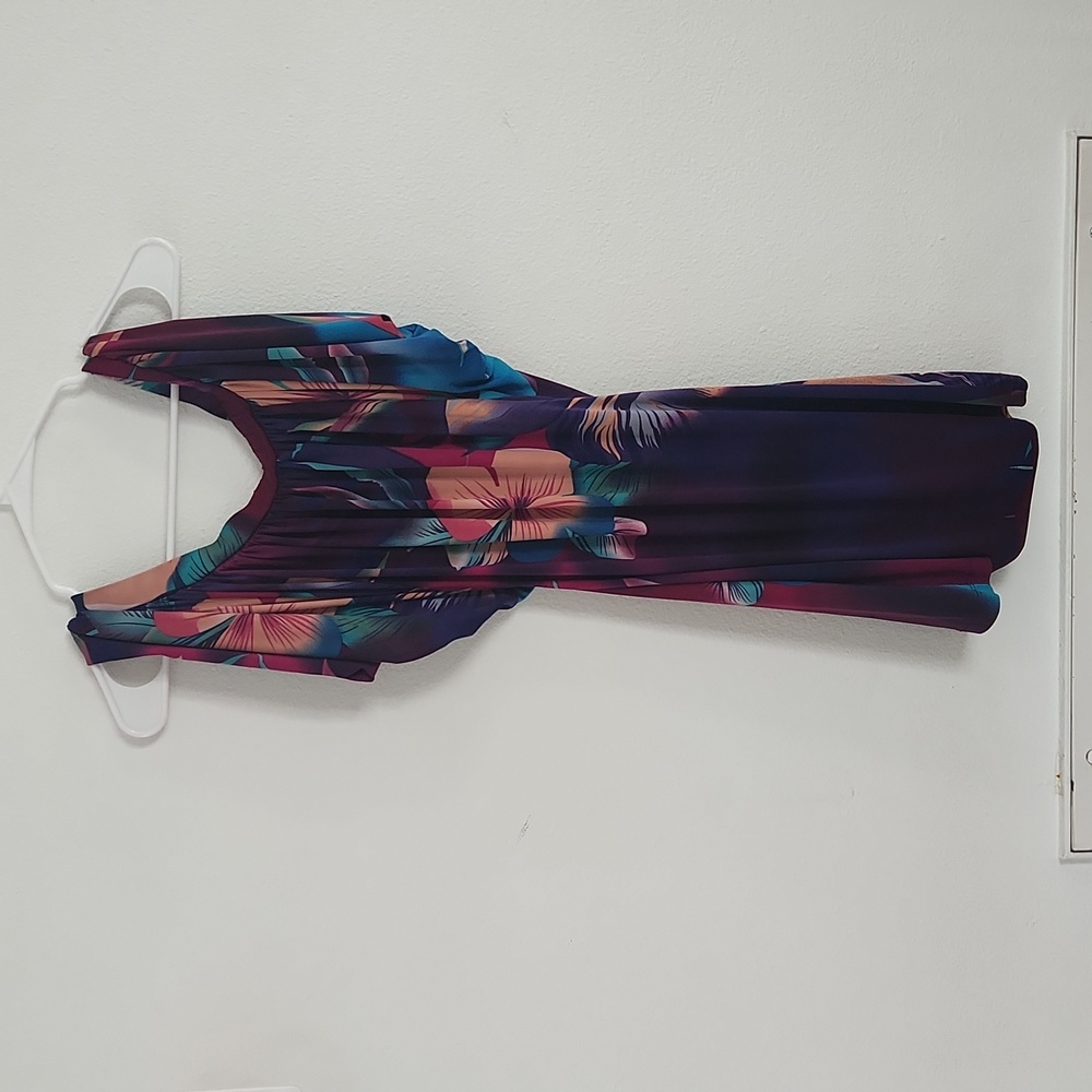 Trac Summer Vibes Open Back Shoulder Dress Size S